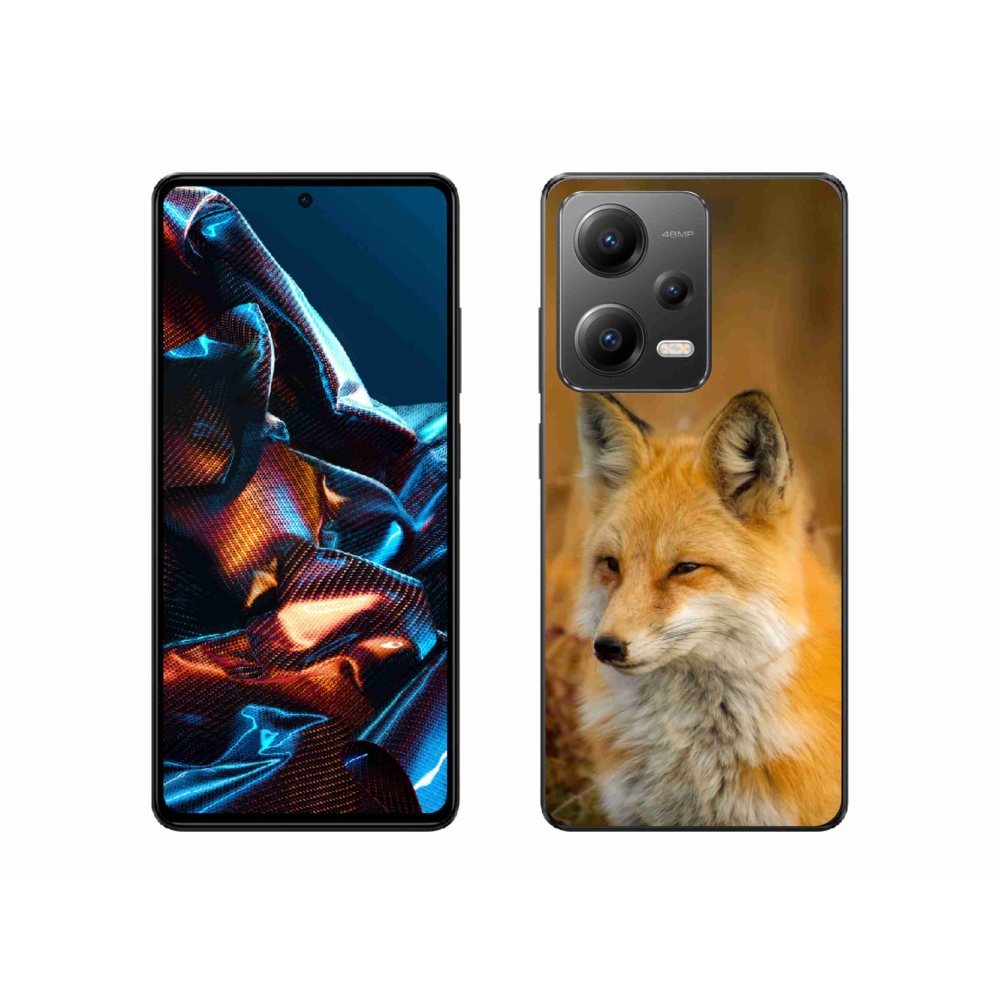 Gélový kryt mmCase na mobil Xiaomi Redmi Note 12 Pro 5G - líška