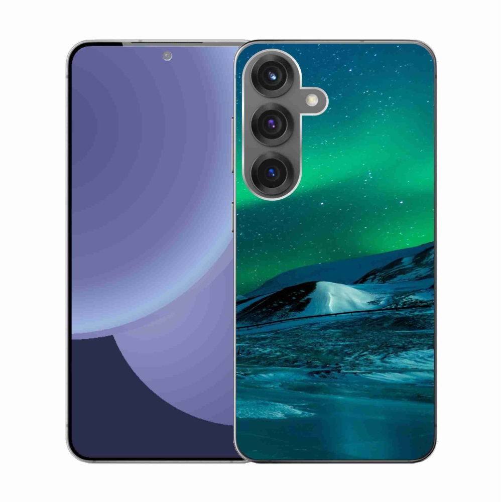 Gélový kryt mmCase na Samsung Galaxy S25 - polárna žiara