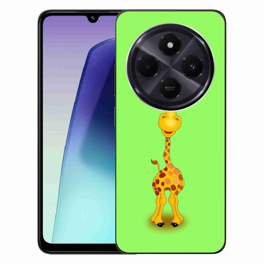 Gélový kryt mmCase na Xiaomi Redmi 14C/Poco C75 - kreslená žirafa
