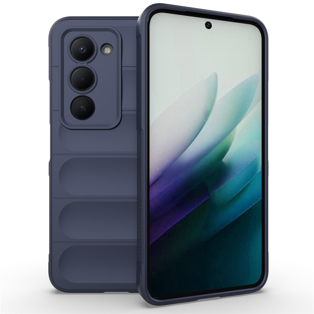 Rugg odolný gélový obal na Xiaomi Redmi 15 4G (171mm) - tmavomodrý