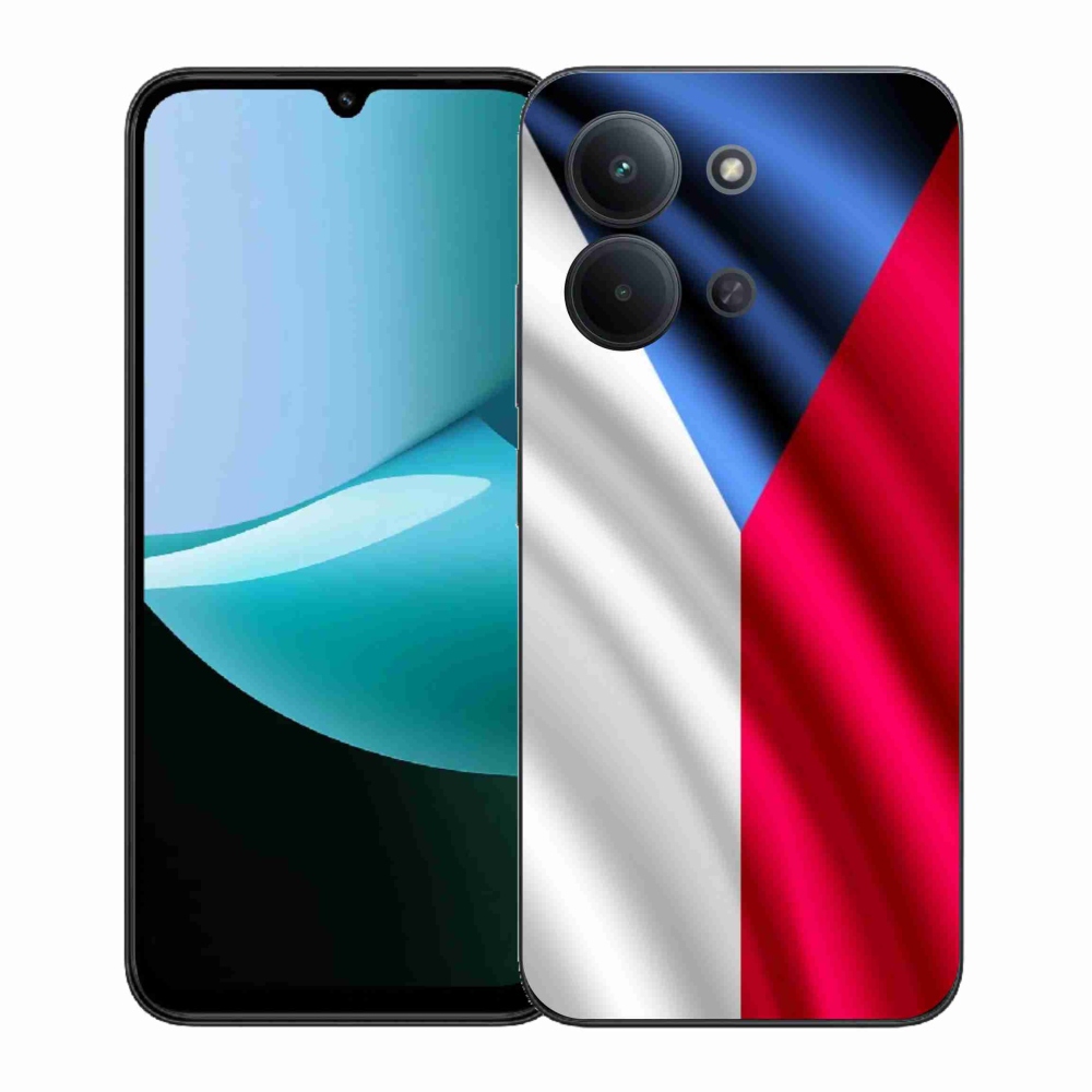 Gélový kryt mmCase na Xiaomi Redmi 15C 4G (171mm)/Poco C85 4G (171mm) - česká vlajka