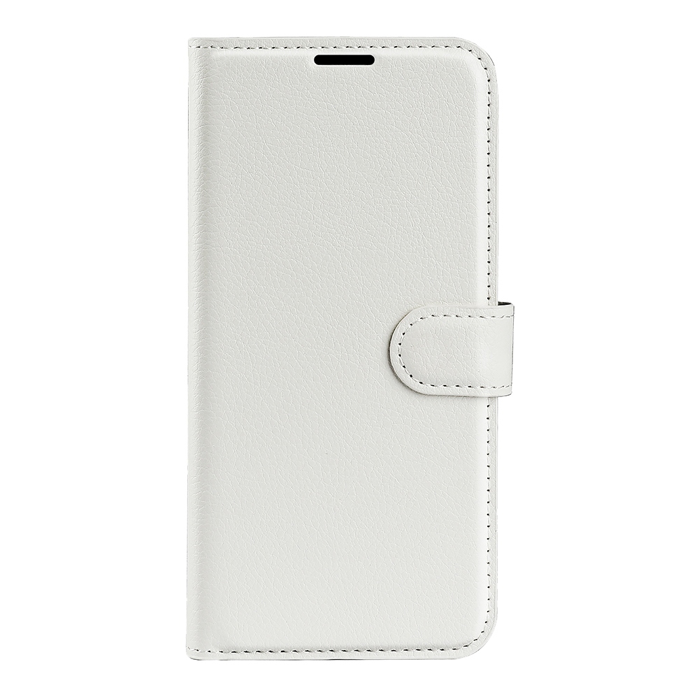 Litchi knižkové púzdro na Xiaomi Poco F7 5G - biele