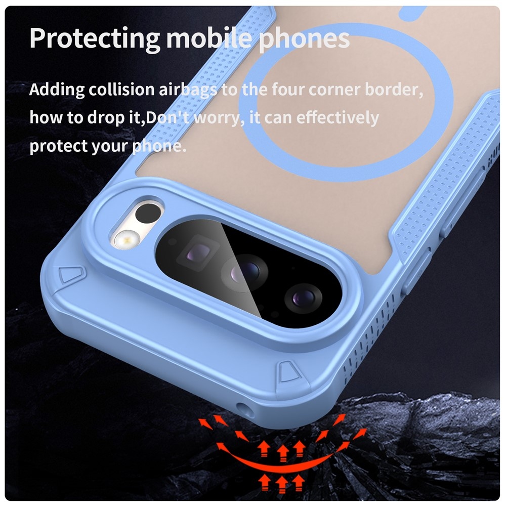 Froste odolný kryt s MagSafe na Google Pixel 10 Pro - modrý