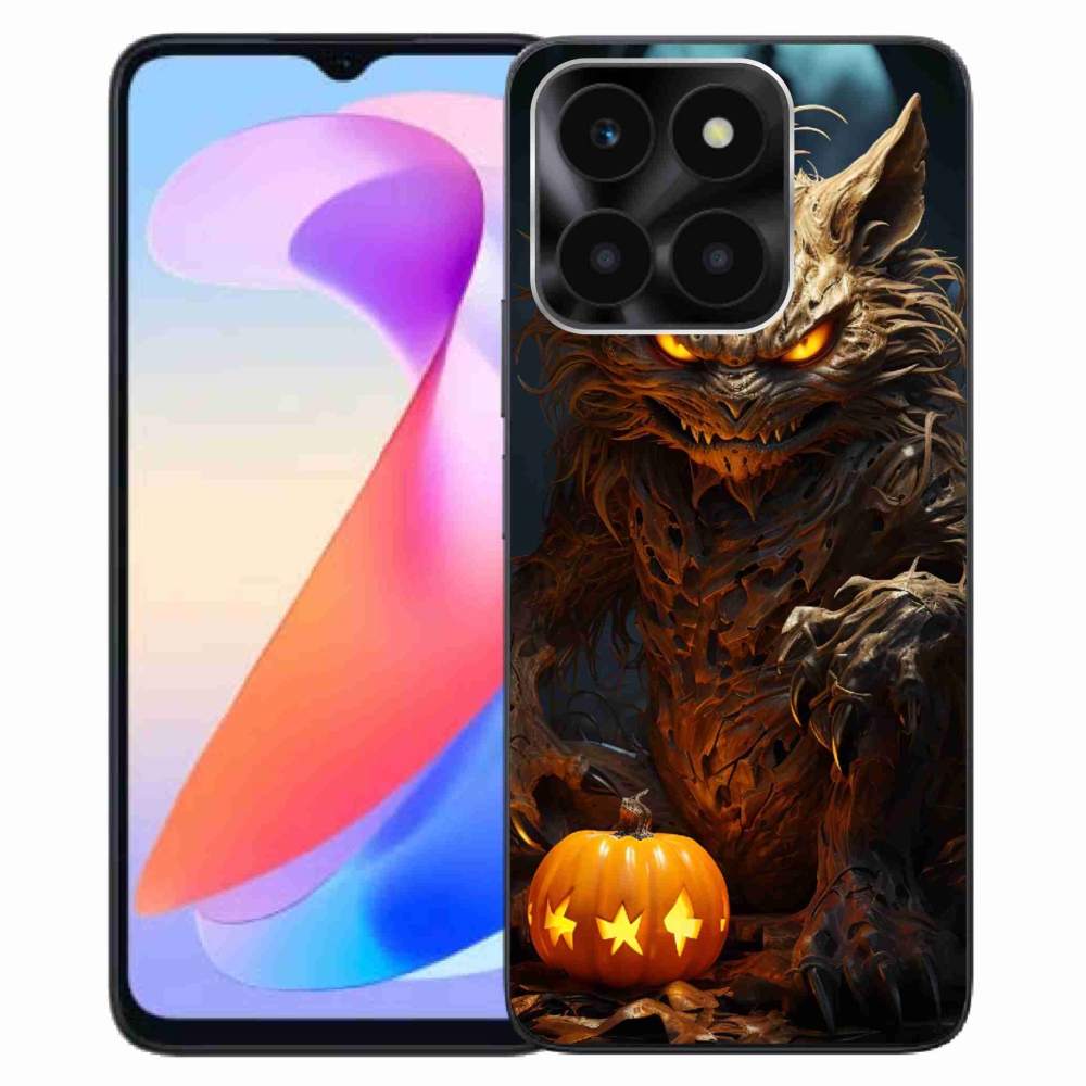 Gélový kryt mmCase na Honor X6a - halloweenska príšera