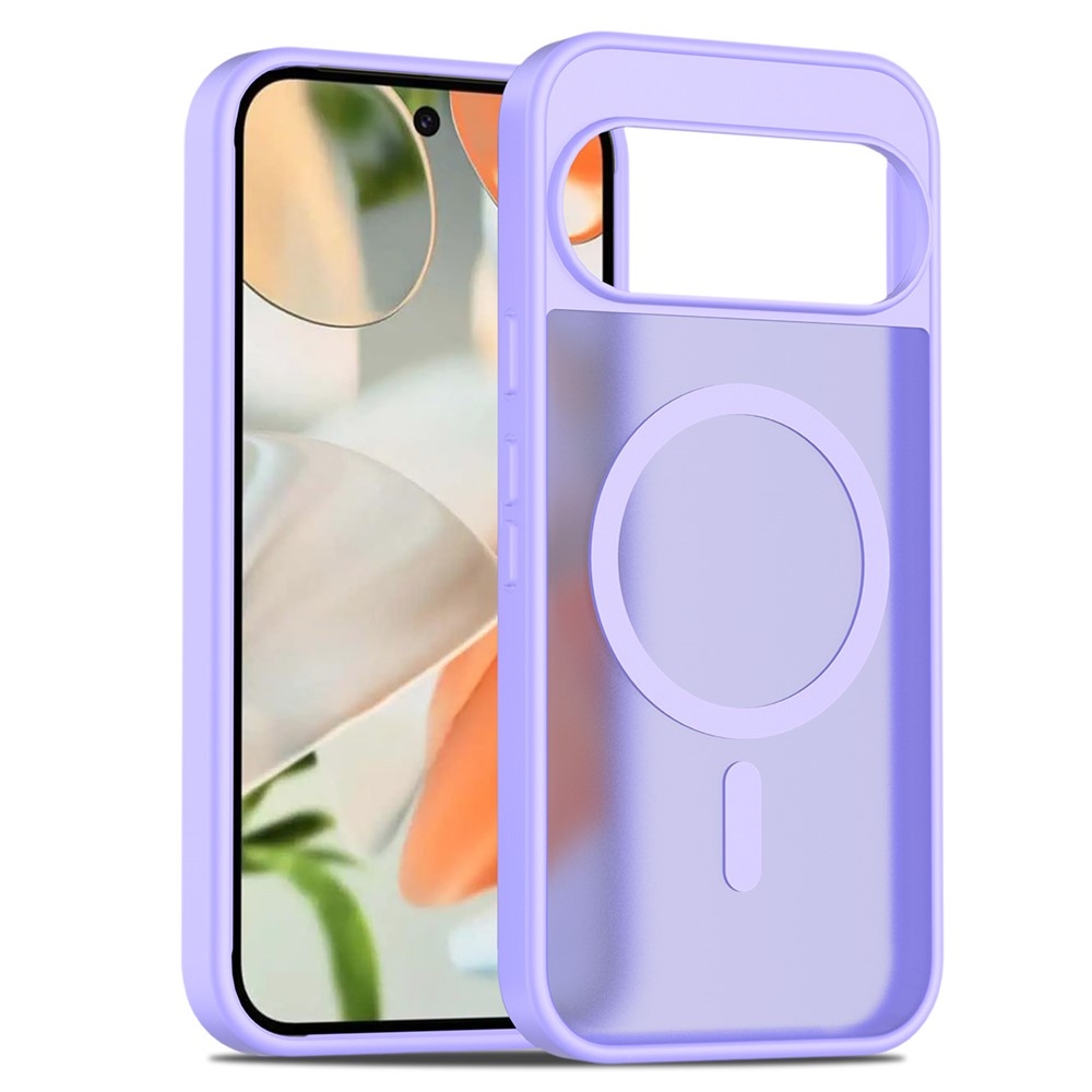 Skin gélový obal s pevným chrbtom a podporou MagSafe na Google Pixel 10 Pro/Pixel 10 - fialový