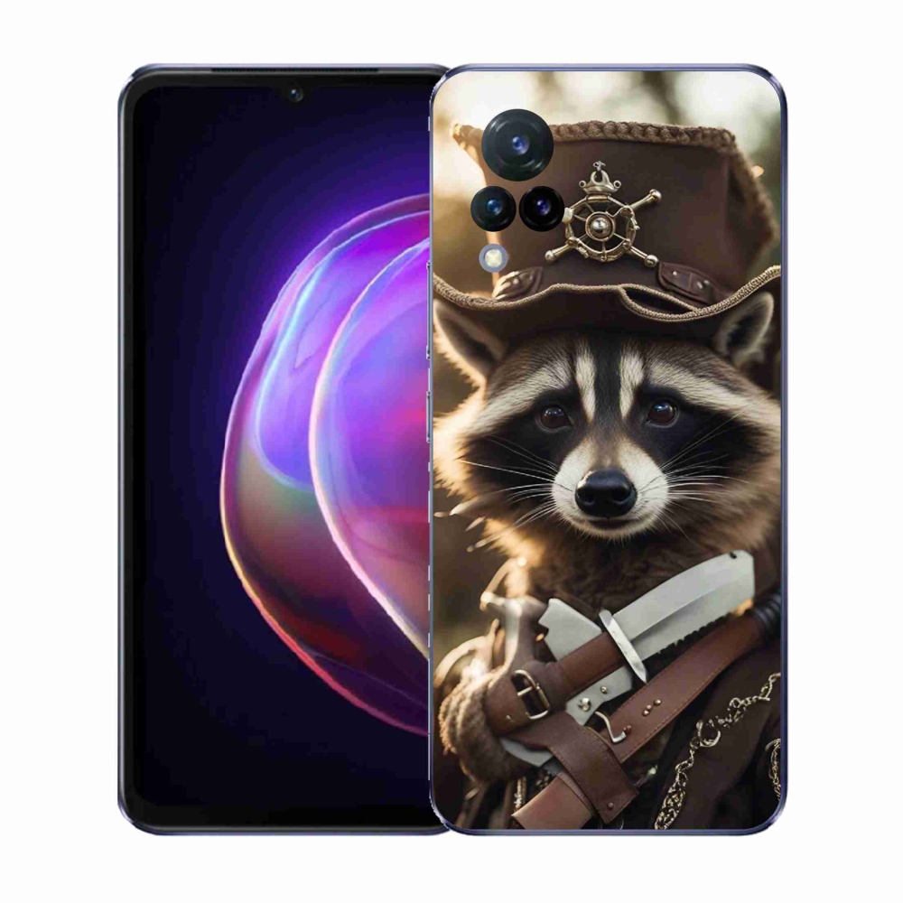 Gélový kryt mmCase na Vivo V21 4G/5G - mýval v uniforme