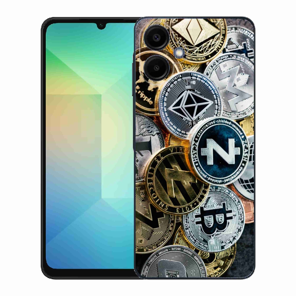 Gélový kryt mmCase na Samsung Galaxy A06 4G - kryptomeny