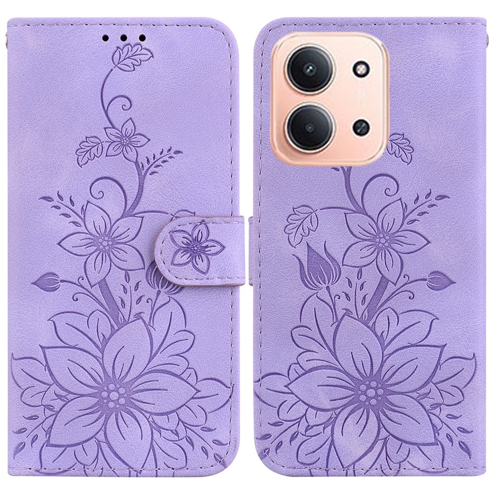 Lily knižkové púzdro na Xiaomi Redmi 15C 4G/5G (173mm) - fialové