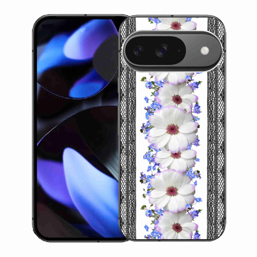 Gélový kryt mmCase na Google Pixel 9/9 Pro - kvety 8