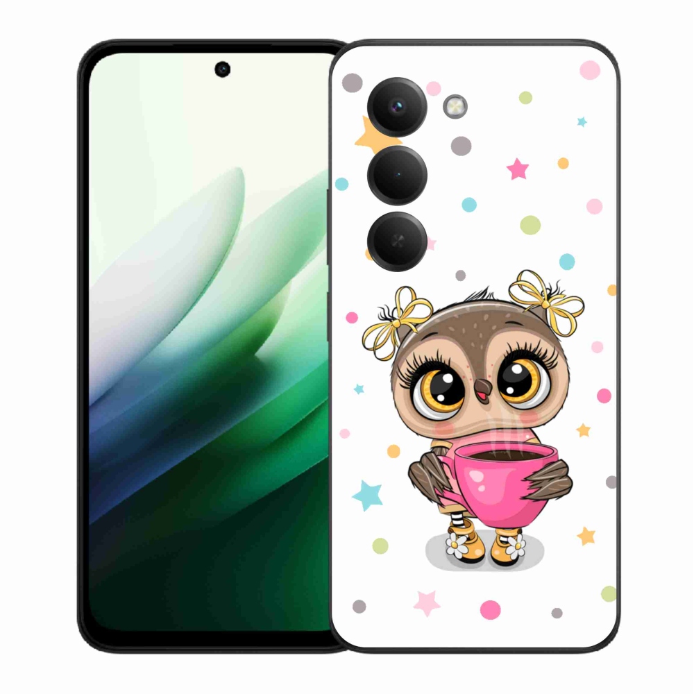 Gélový kryt mmCase na Xiaomi Redmi 15 5G - kreslená sovička