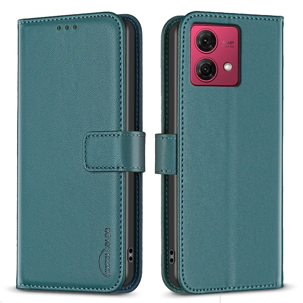 BNF knižkové púzdro na Motorola Moto G84 5G - zelené