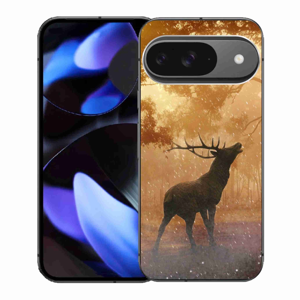 Gélový kryt mmCase na Google Pixel 9/9 Pro - jeleň v ruji