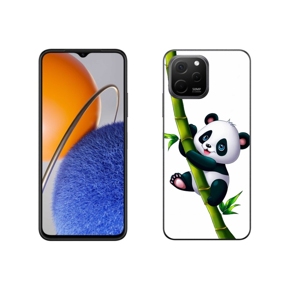 Gélový kryt mmCase na Huawei Nova Y61 - panda na bambuse