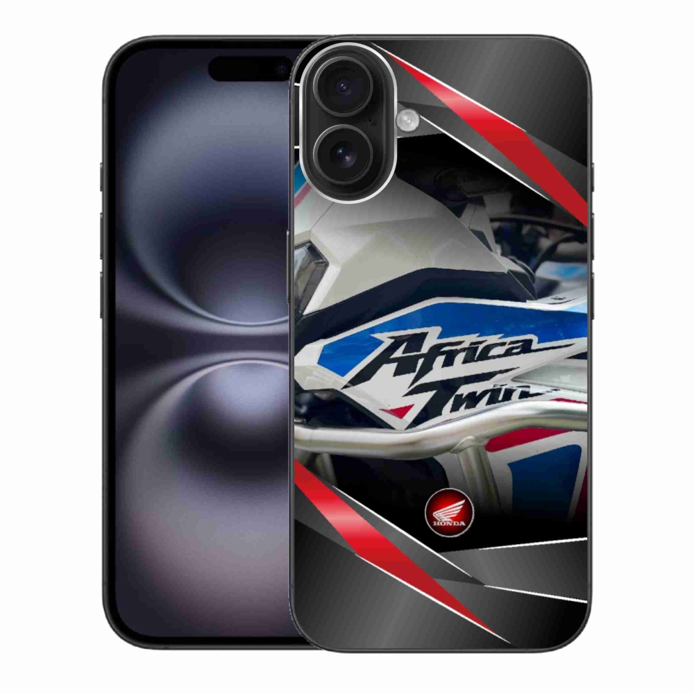 Gélový kryt mmCase na iPhone 16 Plus - motorka honda