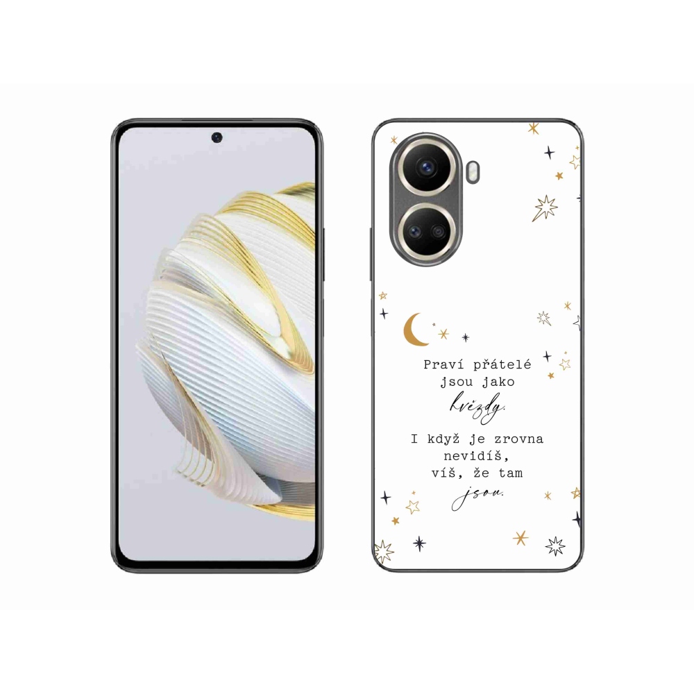 Gélový kryt mmCase na Huawei Nova 10 SE - citát 6 biele pozadie