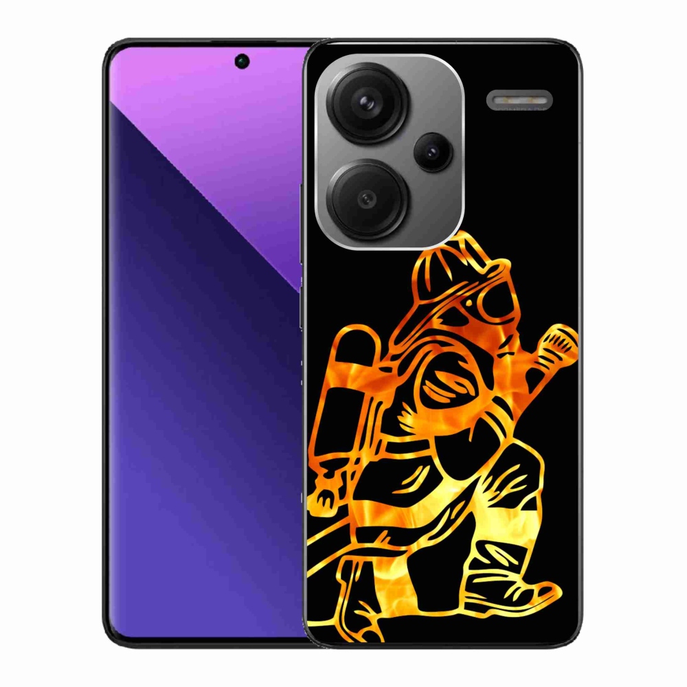 Gélový kryt mmCase na Xiaomi Redmi Note 13 Pro+ 5G - hasič 1