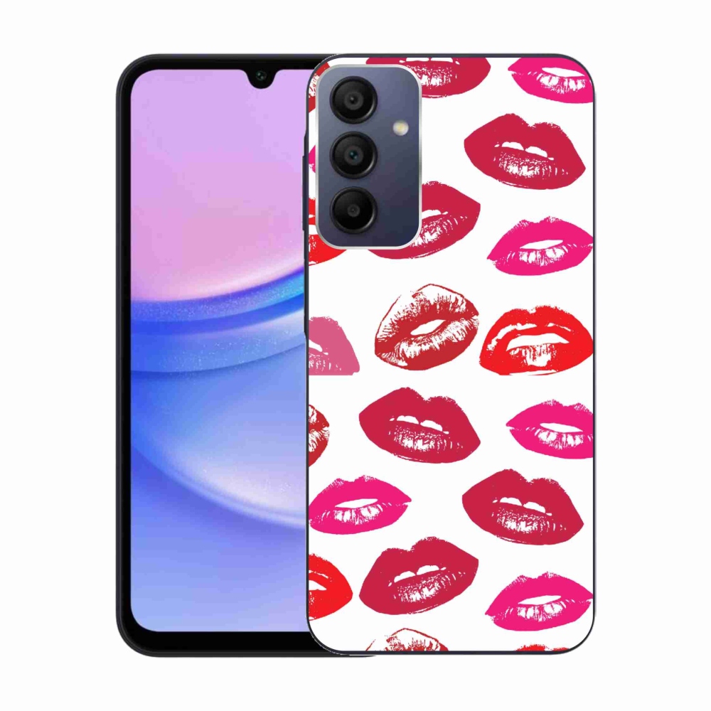 Gélový kryt mmCase na Samsung Galaxy A15 4G/5G - pery