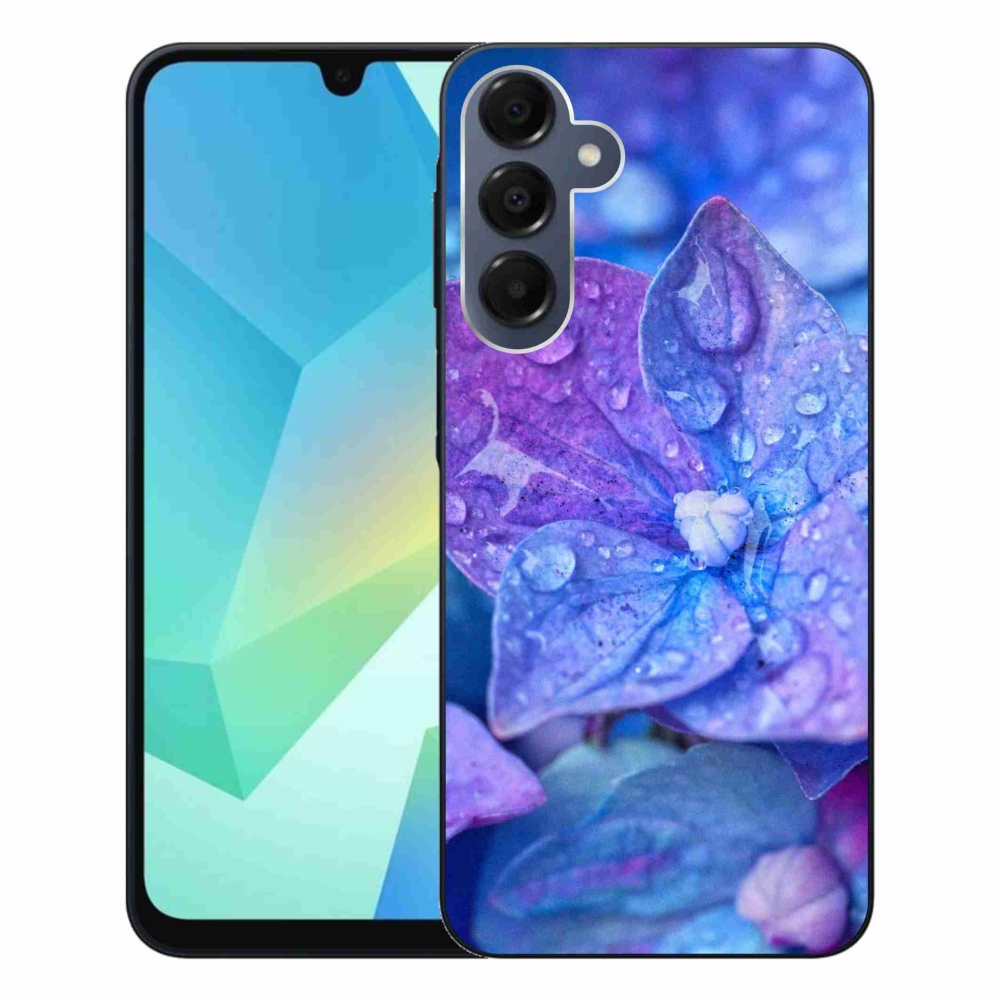 Gélový kryt mmCase na Samsung Galaxy A16 4G/5G - fialový kvet