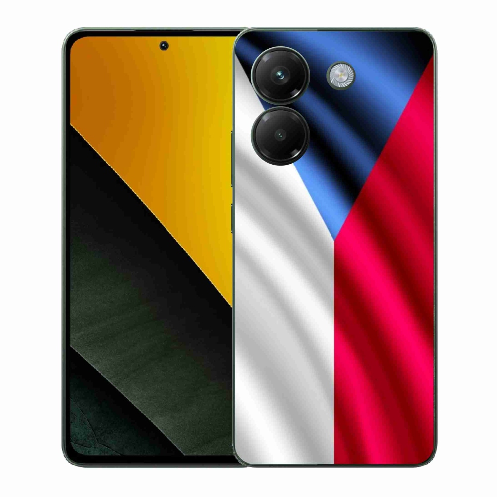 Gélový kryt mmCase na Xiaomi Poco M7 Pro 5G - česká vlajka