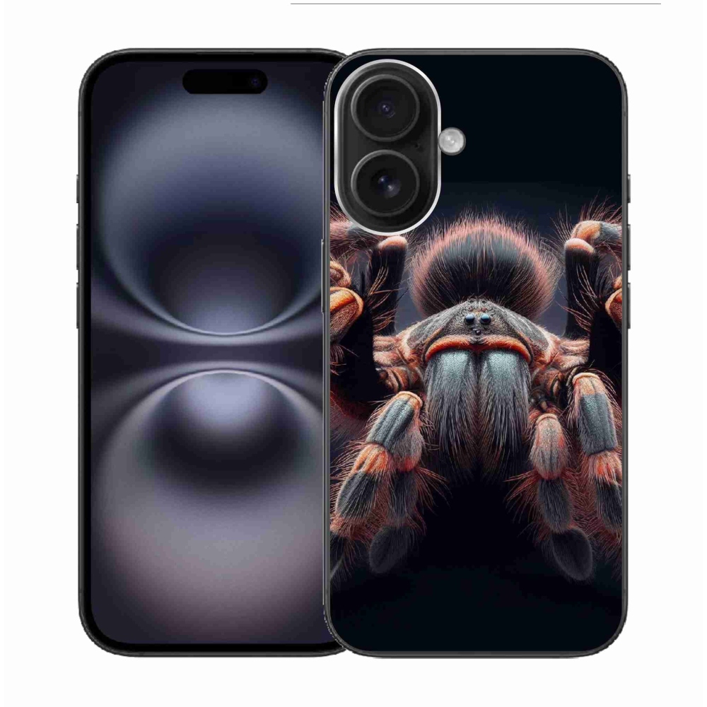 Gélový kryt mmCase na iPhone 16 - tarantula