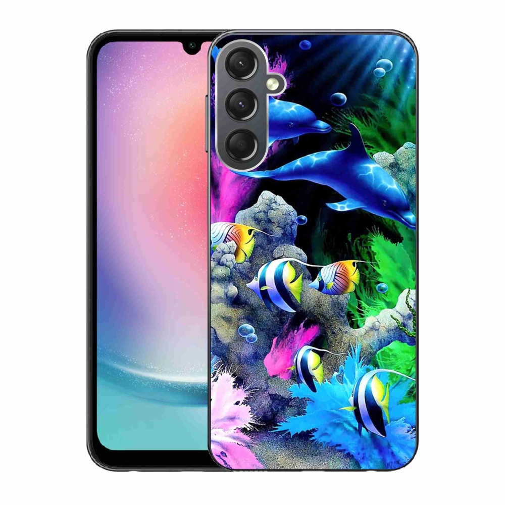 Gélový obal mmCase na Samsung Galaxy A24 - morský svet