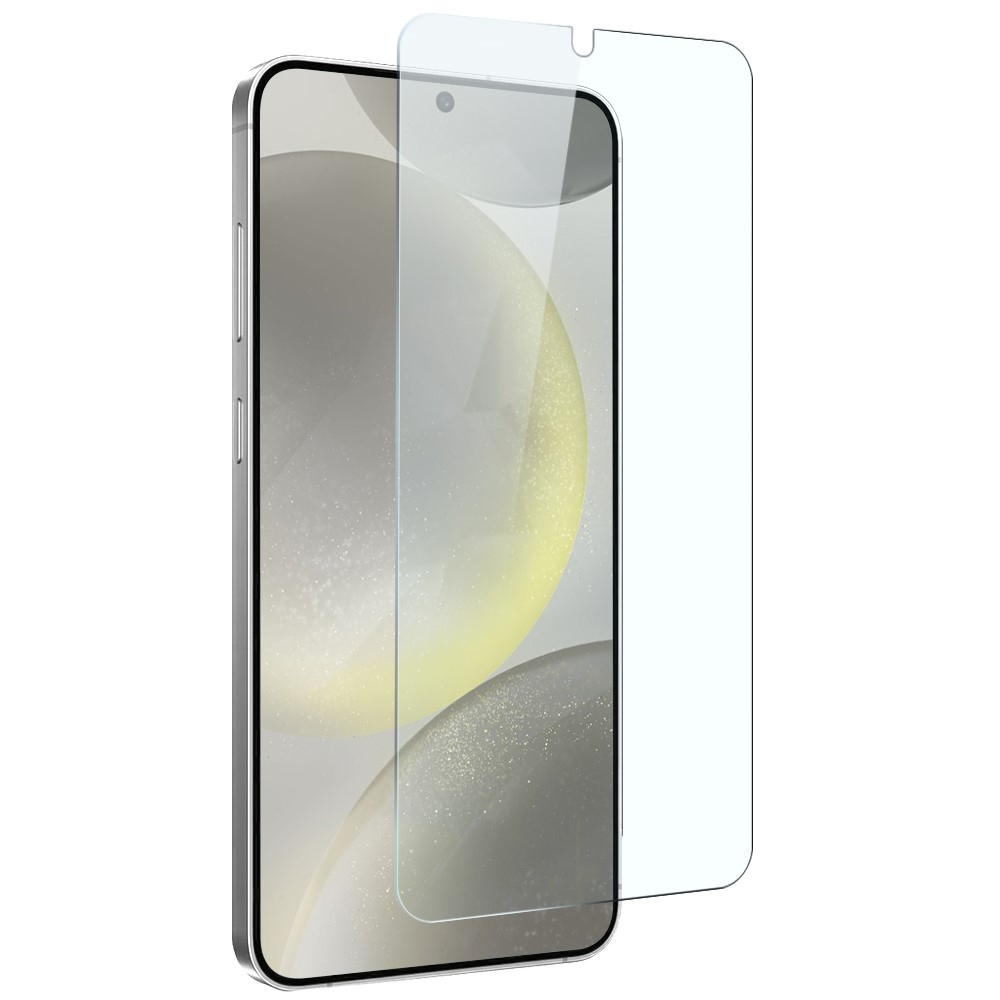 NORTHJO priehľadný gélový obal + tvrdené sklo na Samsung Galaxy S24 - priehľadný