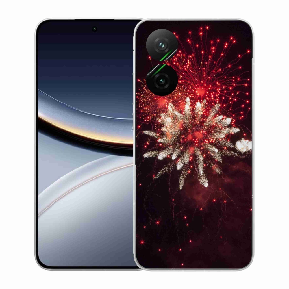 Gélový kryt mmCase na Xiaomi Poco F7 5G - ohňostroj