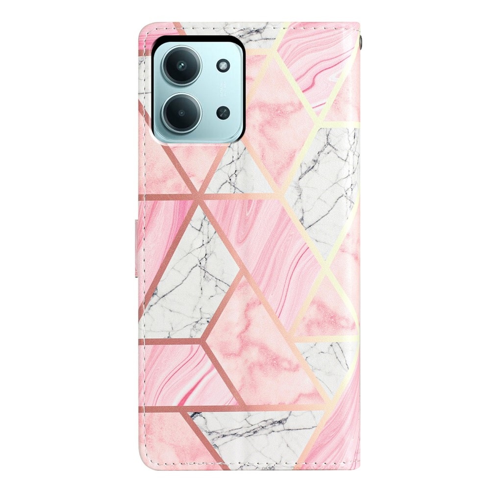 Unique knižkové puzdro na Xiaomi Redmi 15C 4G (171mm) / Poco C85 4G (171mm) - ružový mramor