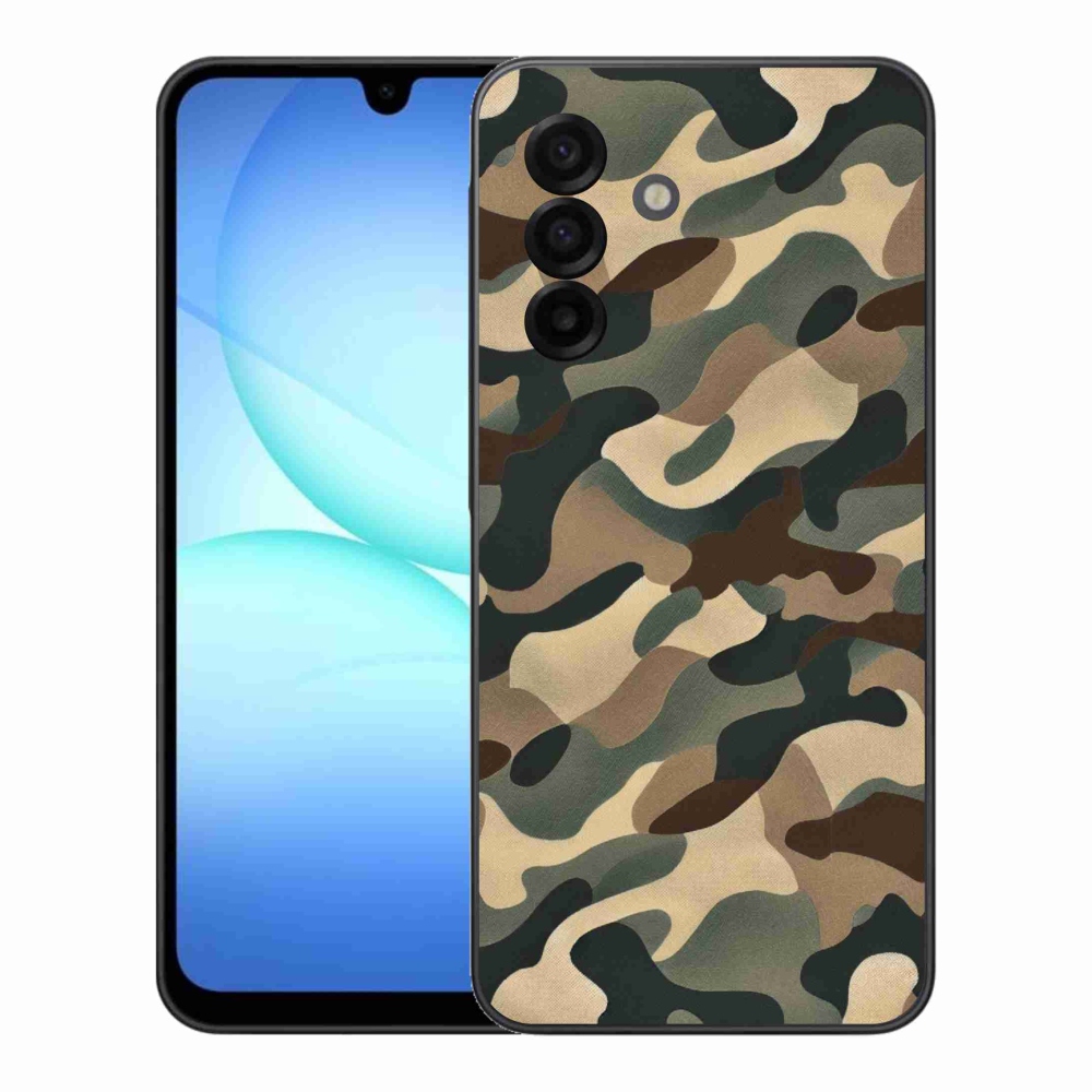 Gélový kryt mmCase na Samsung Galaxy A17 4G/5G - maskáčový vzor 11