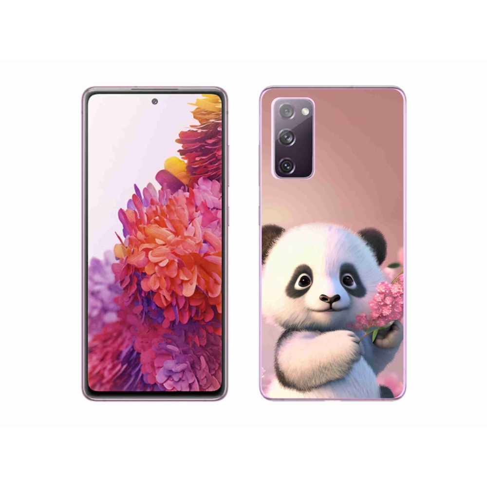Gélový kryt mmCase na Samsung Galaxy S20 FE - roztomilá panda