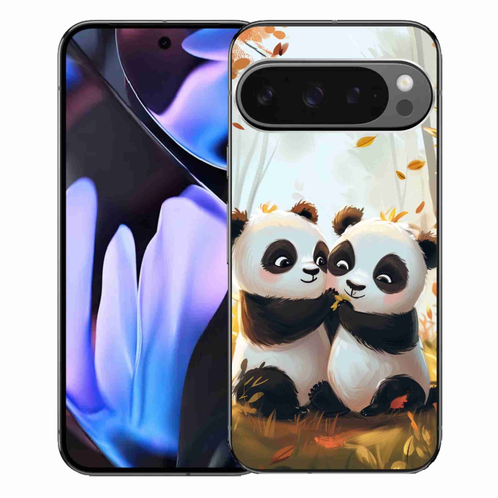 Gélový kryt mmCase na Google Pixel 9 Pro XL - pandy