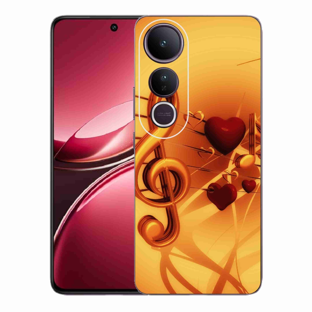 Gélový kryt mmCase na Vivo V50 Lite 4G/5G - noty