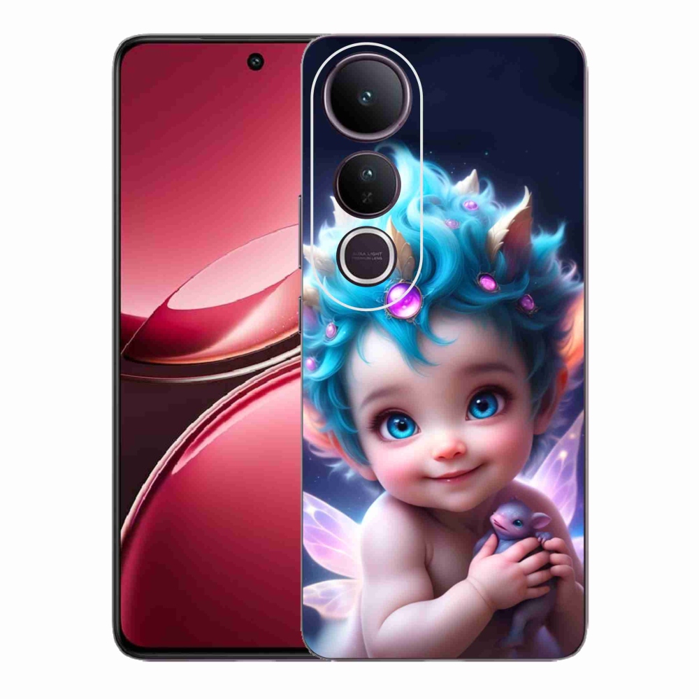Gélový kryt mmCase na Vivo V50 Lite 4G/5G - dieťa s motýlími krídlami
