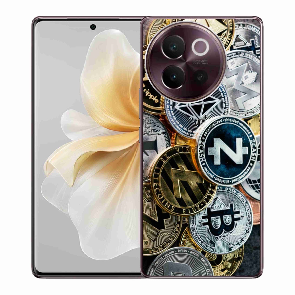 Gélový kryt mmCase na Vivo V40 Lite 5G - kryptomeny