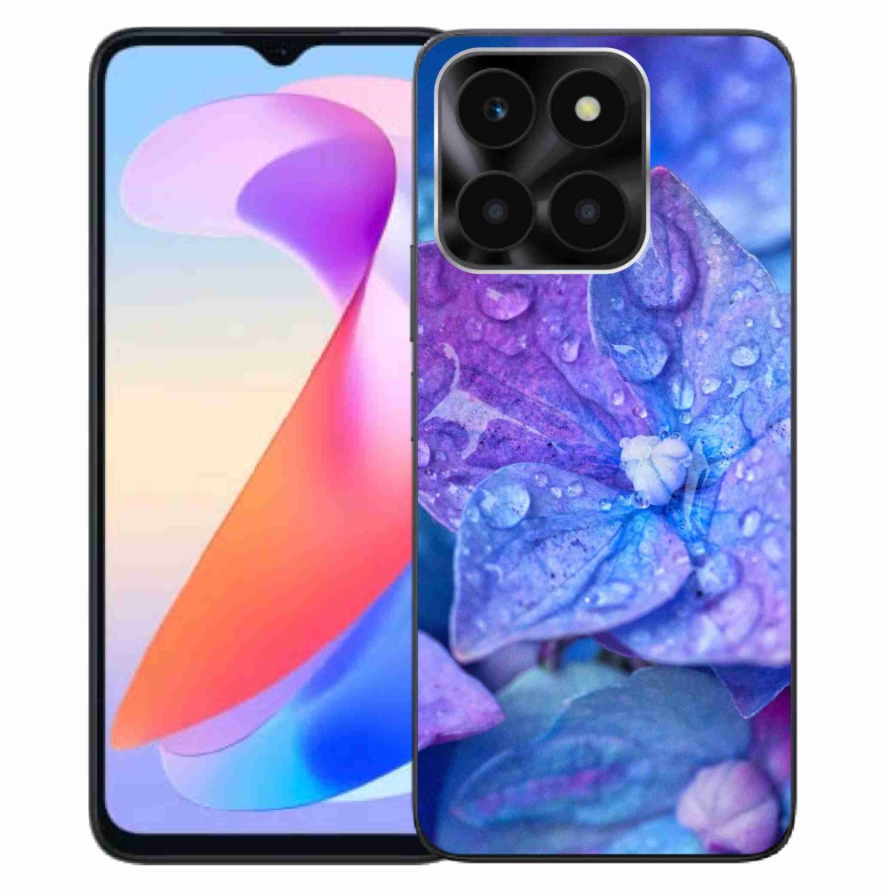 Gélový kryt mmCase na Honor X6a - fialový kvet