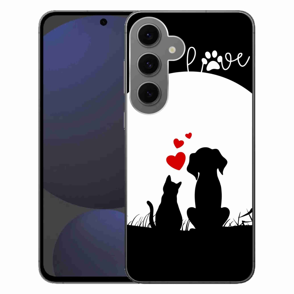 Gélový obal mmCase na Samsung Galaxy S24 FE - zvieracia láska