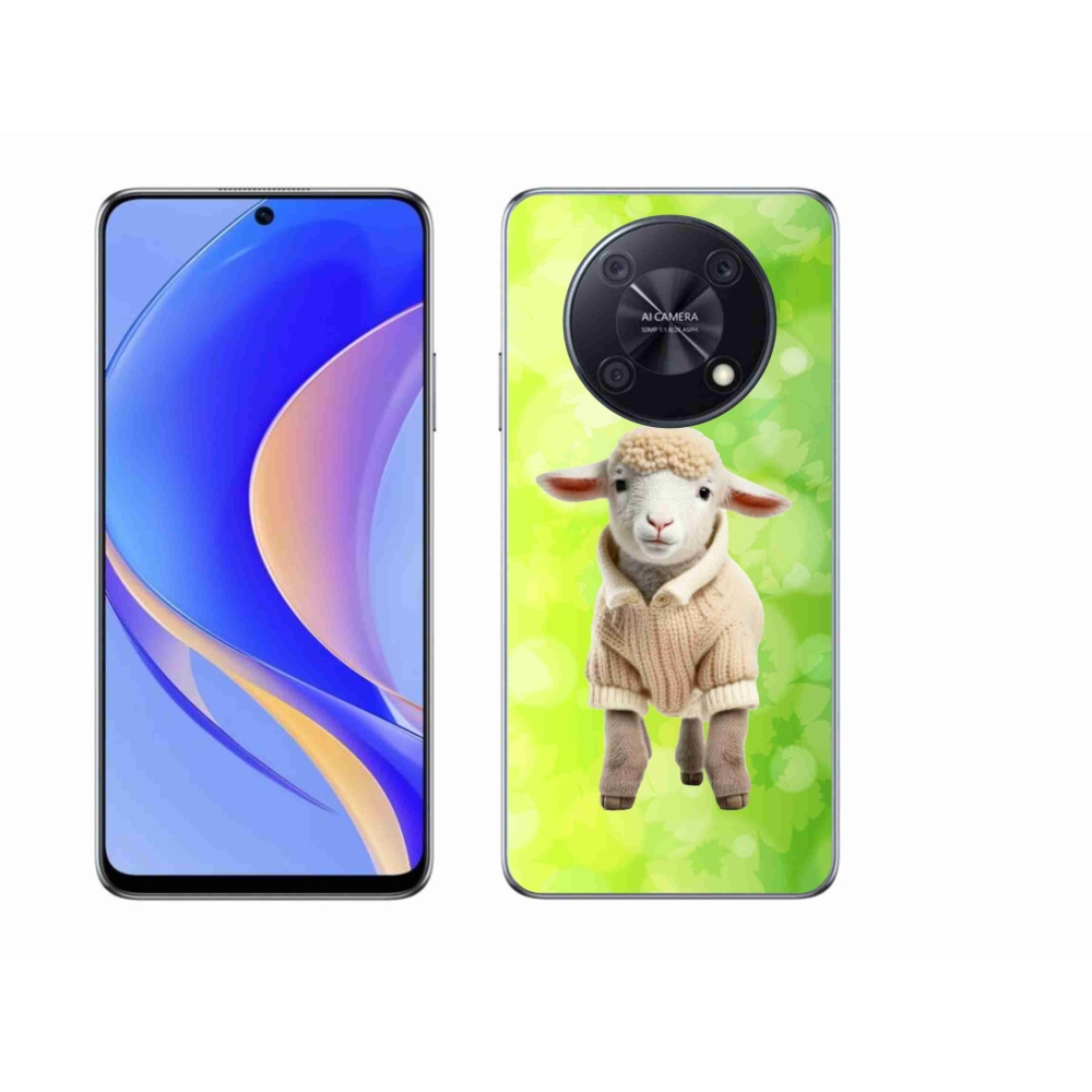 Gelový kryt mmCase na Huawei Nova Y90 - jehně ve svetru