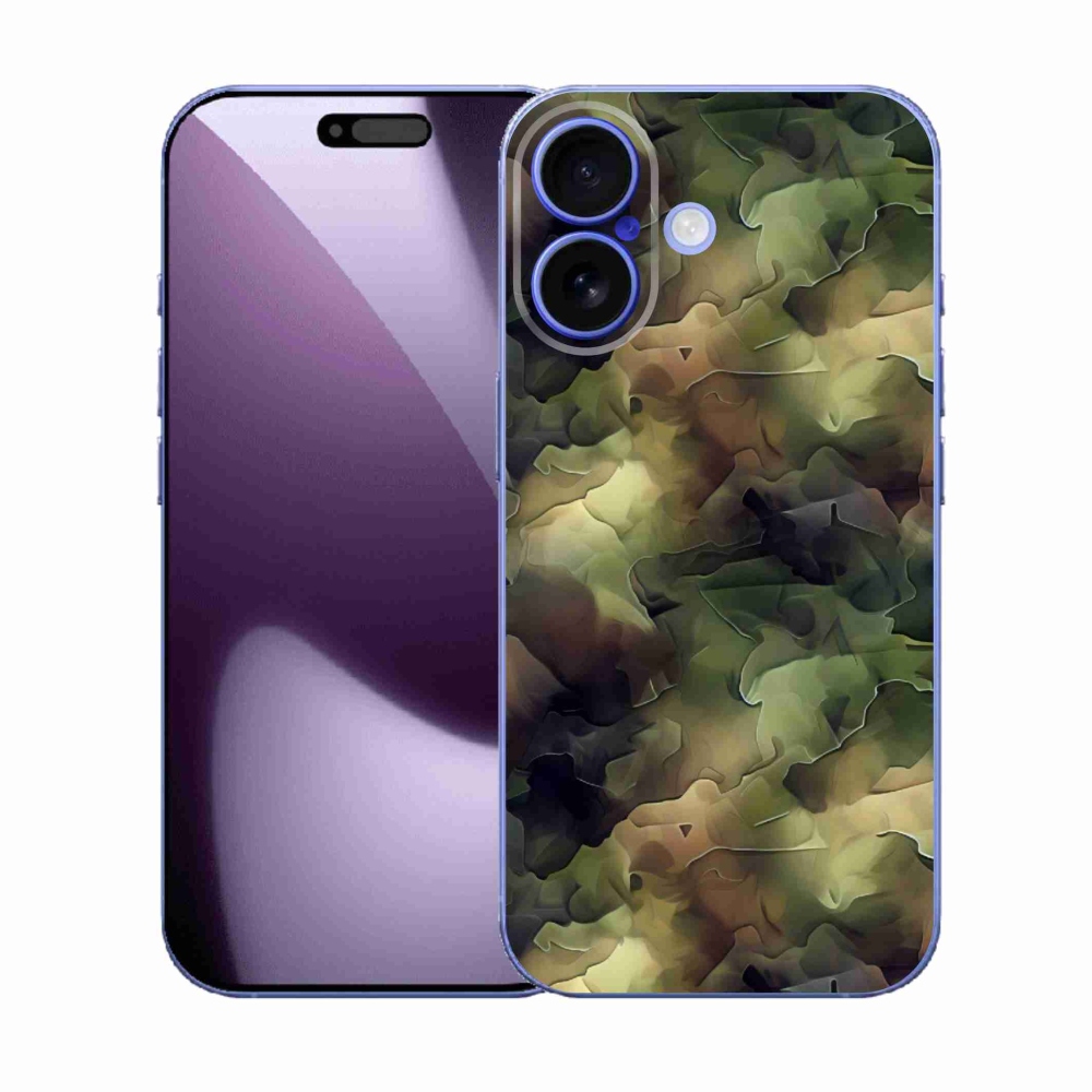 Gélový kryt mmCase na iPhone 17 - maskáčový vzor 10