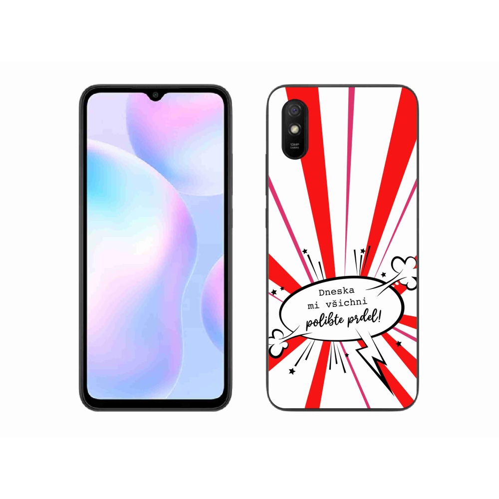 Gélový kryt mmCase na Xiaomi Redmi 9A - vtipný text 15 biele pozadie