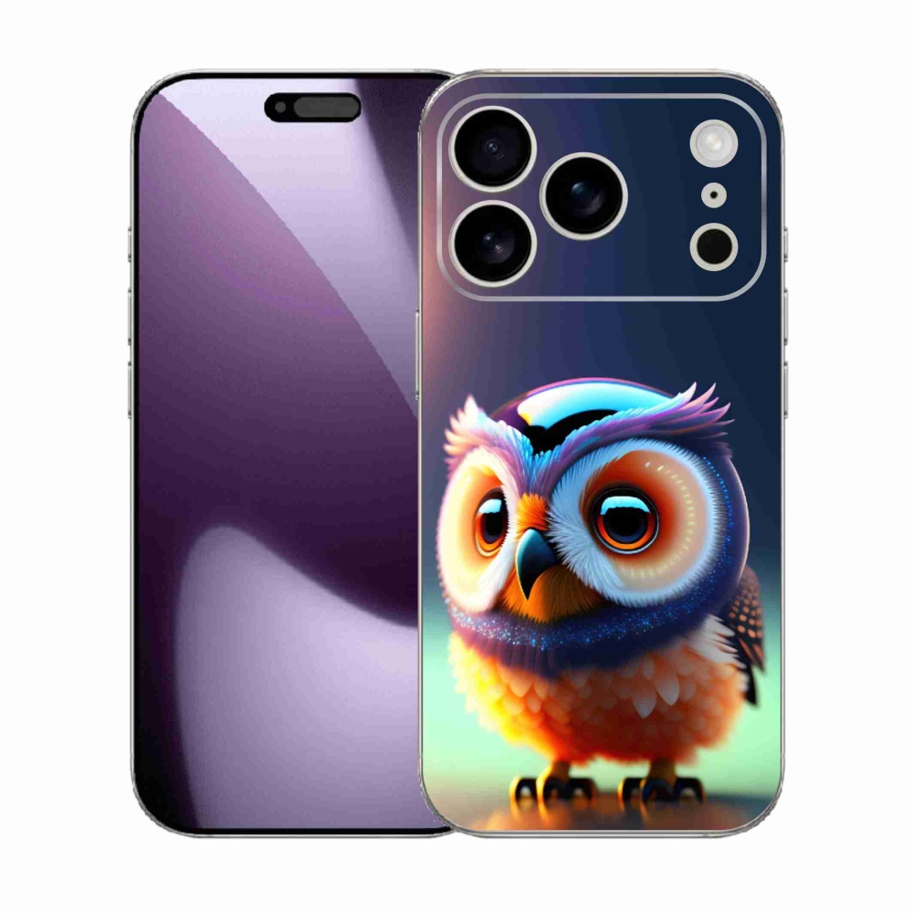Gélový kryt mmCase na iPhone 17 Pro - sovička
