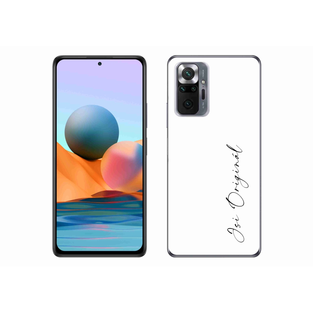 Gélový kryt mmCase na Xiaomi Redmi Note 10 Pro - si originál biele pozadie