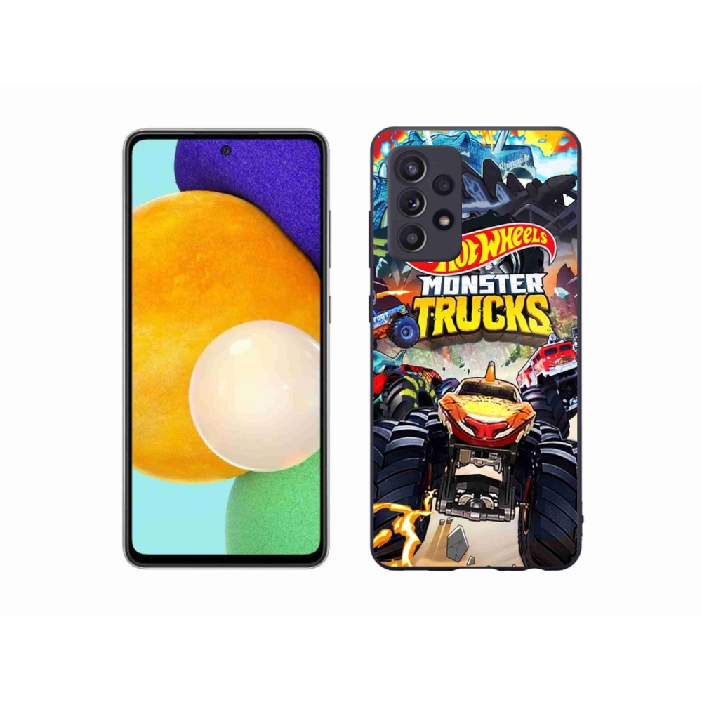 Gélový kryt mmCase na Samsung Galaxy A52s 5G - hot wheels 2