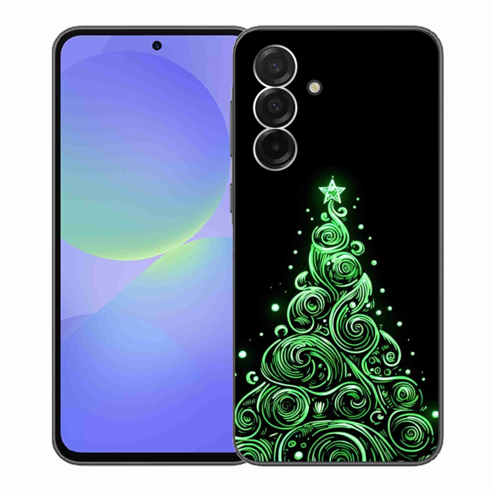 Gélový kryt mmCase na Samsung Galaxy A36 5G - neónový vianočný stromček 3
