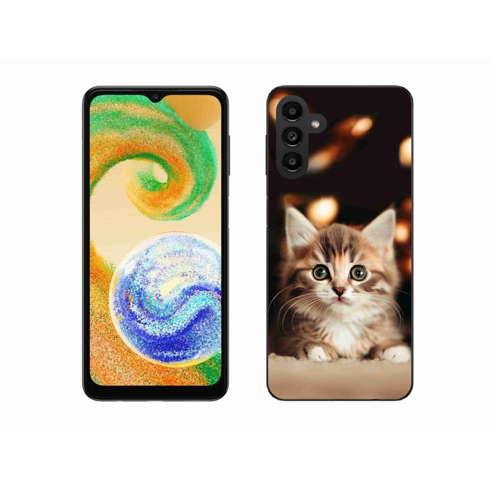 Gélový kryt mmCase na Samsung Galaxy A04s (164.7x76.7x9.1mm) - roztomilé mačiatko 2