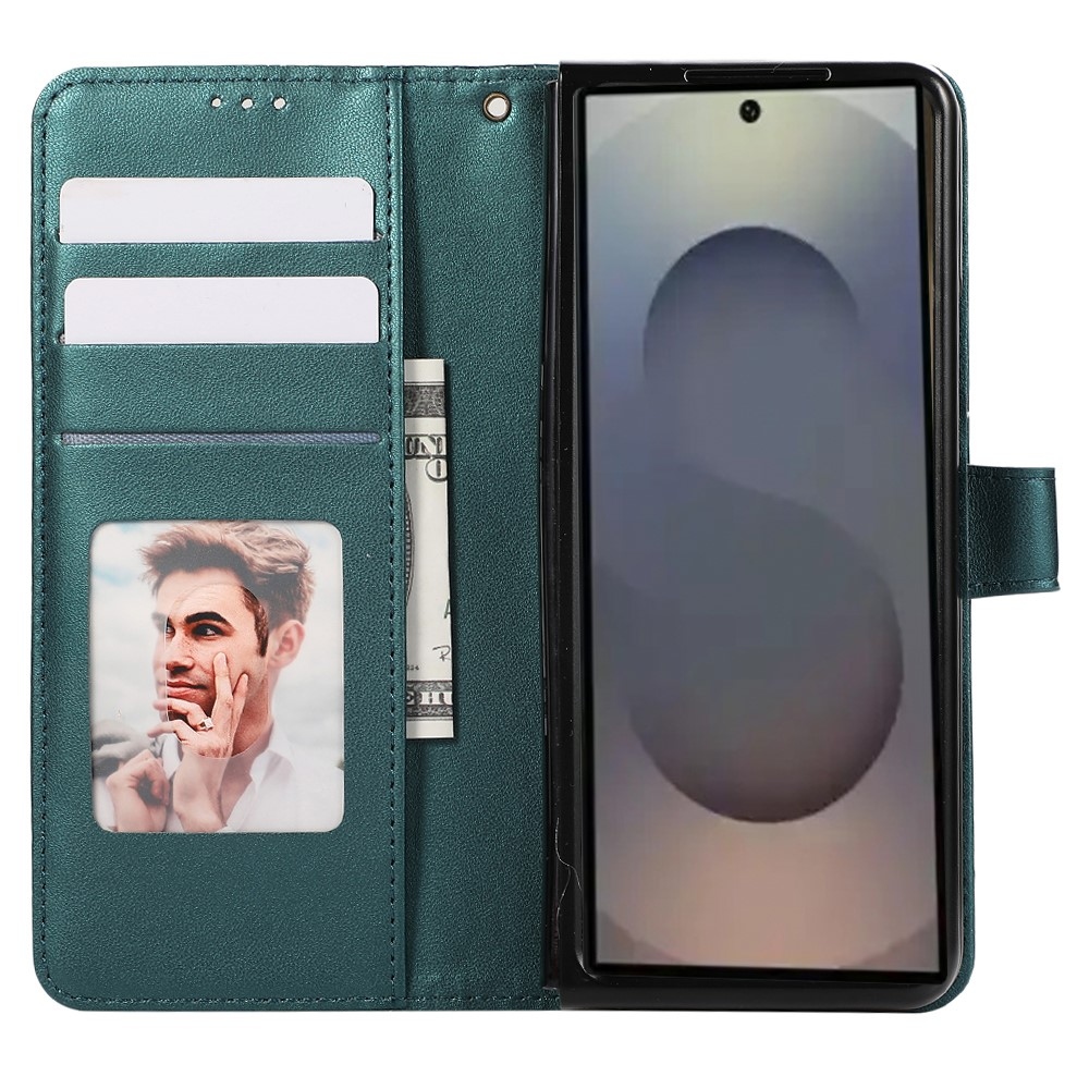 Gridy knižkové púzdro na Samsung Galaxy Z Fold7 5G - zelené