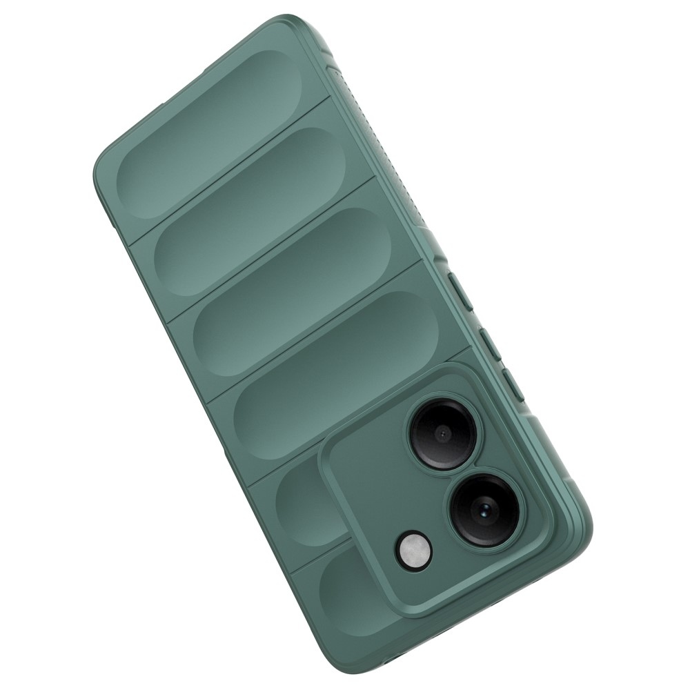 Rugg odolný gélový obal na Xiaomi Poco M7 Pro 5G - zelený