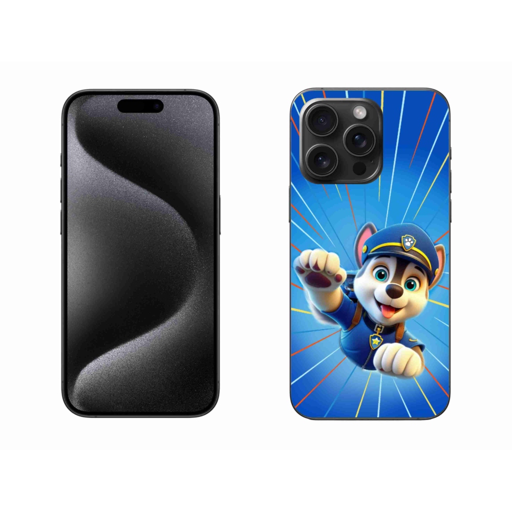 Gélový kryt mmCase na iPhone 15 Pro Max - labková patrola 2