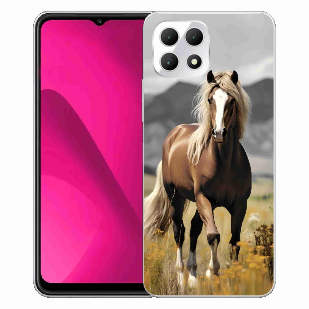 Gélový kryt mmCase na T-Mobile T Phone 2 - hnedý kôň 1