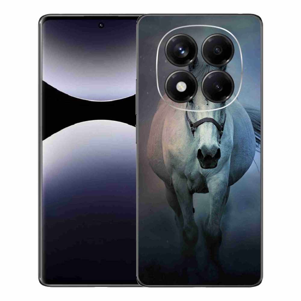 Gélový kryt mmCase na Xiaomi Redmi Note 14 Pro - bežiaci biely kôň