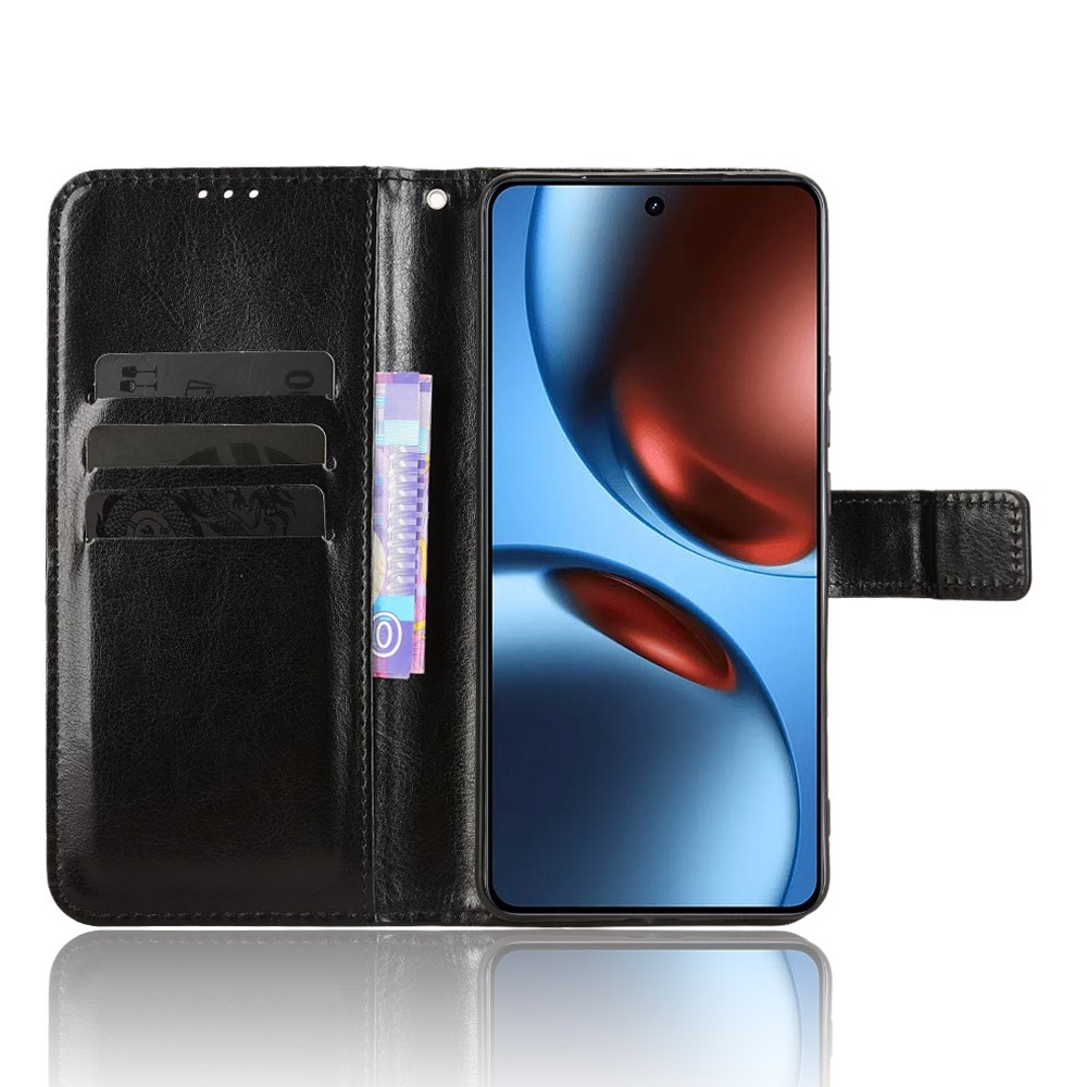 Crazy knižkové puzdro na Realme GT 7 5G - čierne